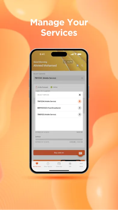 Dhiraagu Screenshots